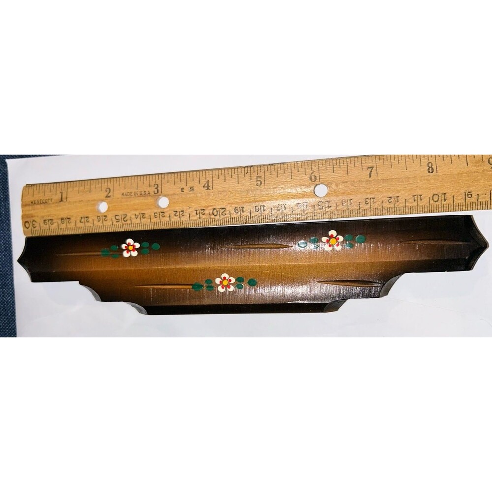 Vintage Cuckoo Clock front fascia hand painted